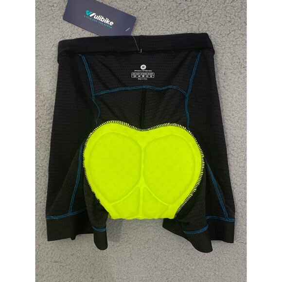 Ulibike Cycling Shorts Men Sz M 4D Padded Bike Underwear Quick Dry Medium Black - Picture 3 of 10